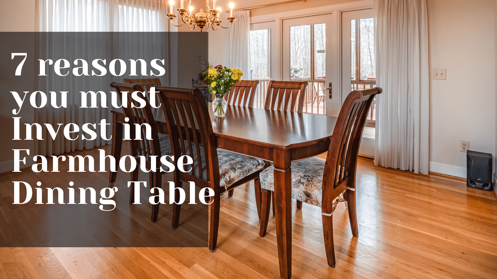 farmhouse dining table